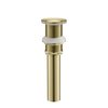 Kibi Pop Up Drain Stopper for Bathroom without Overflow KPW101BG